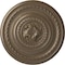 Ekena Millwork Pearl Ceiling Medallion (Fits Canopies up to 1 7/8"), Hand-Painted Warm Silver, 26 1/4"OD x 1 1/2"P CM26PEWSS - alternate 1